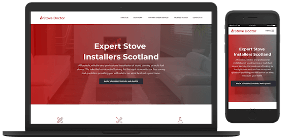 Stove Doctor - Web Design Glasgow